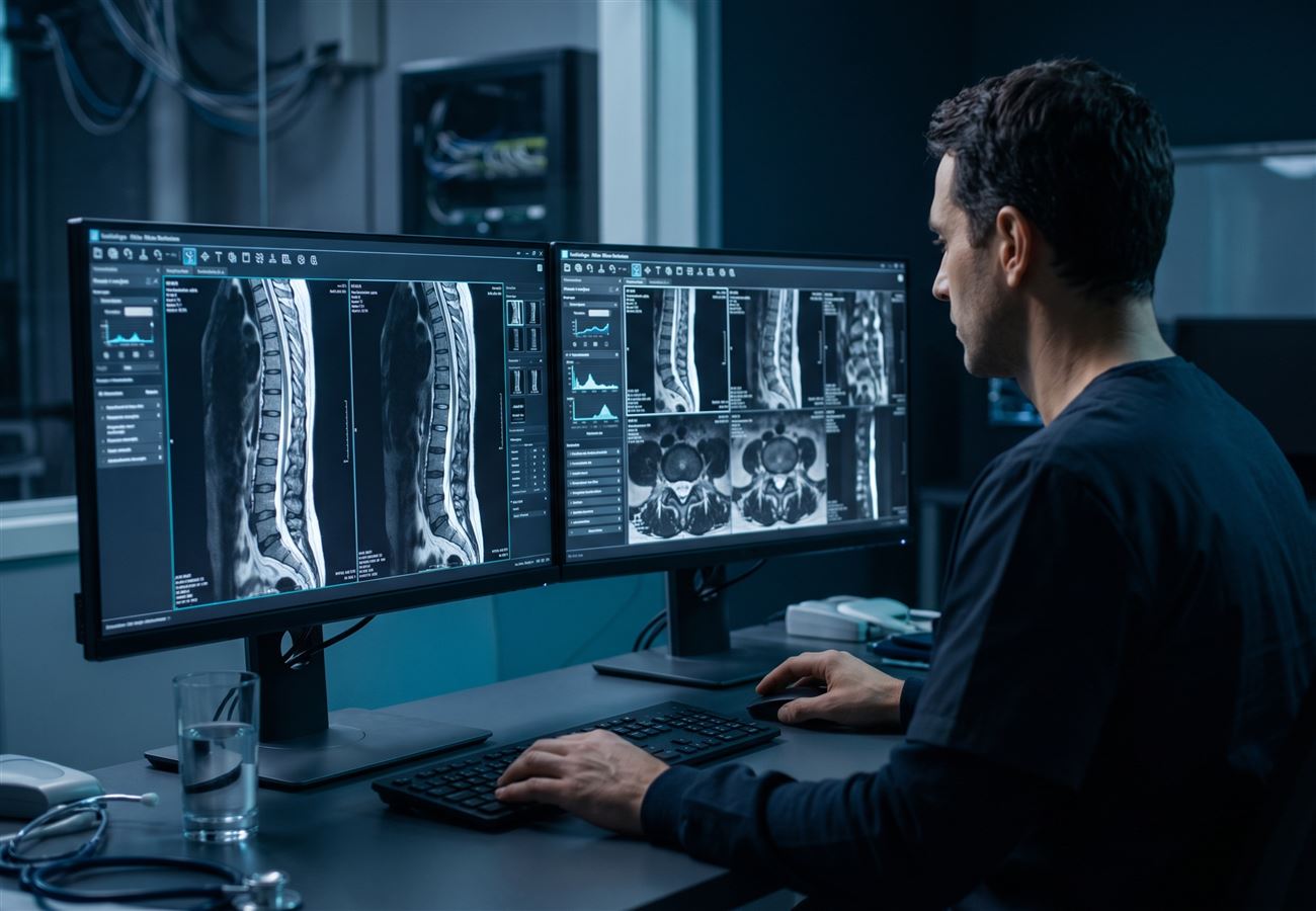 Estudios de diagnóstico por imágenes en el visor NextIT PACS
